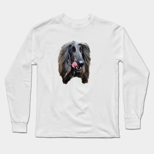 Afghan Hound Cute Dog Long Sleeve T-Shirt